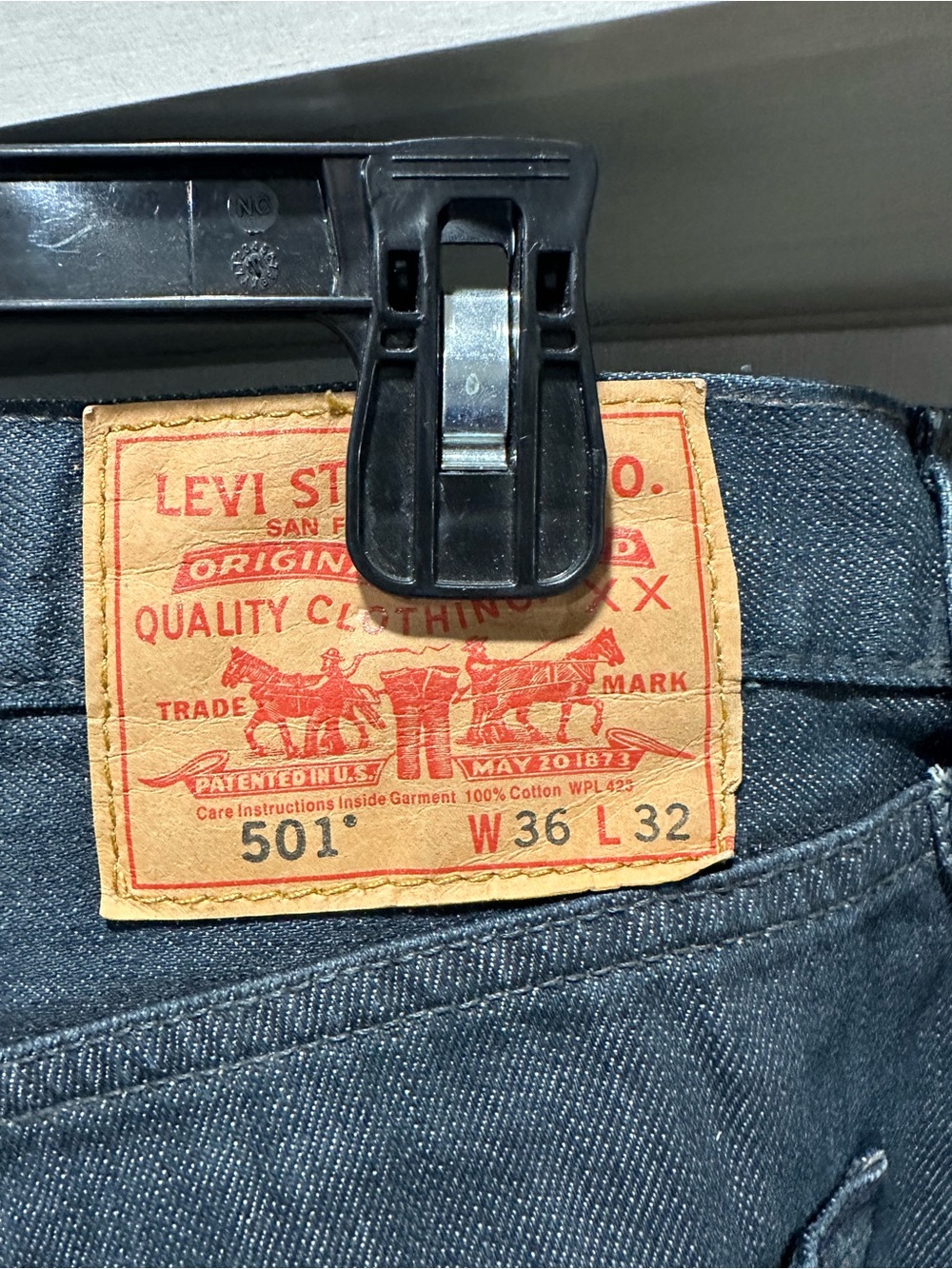 Levi's 501 Straight Men's Jeans - Black